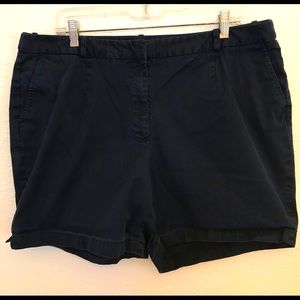 16W • Talbots Navy Blue Shorts
